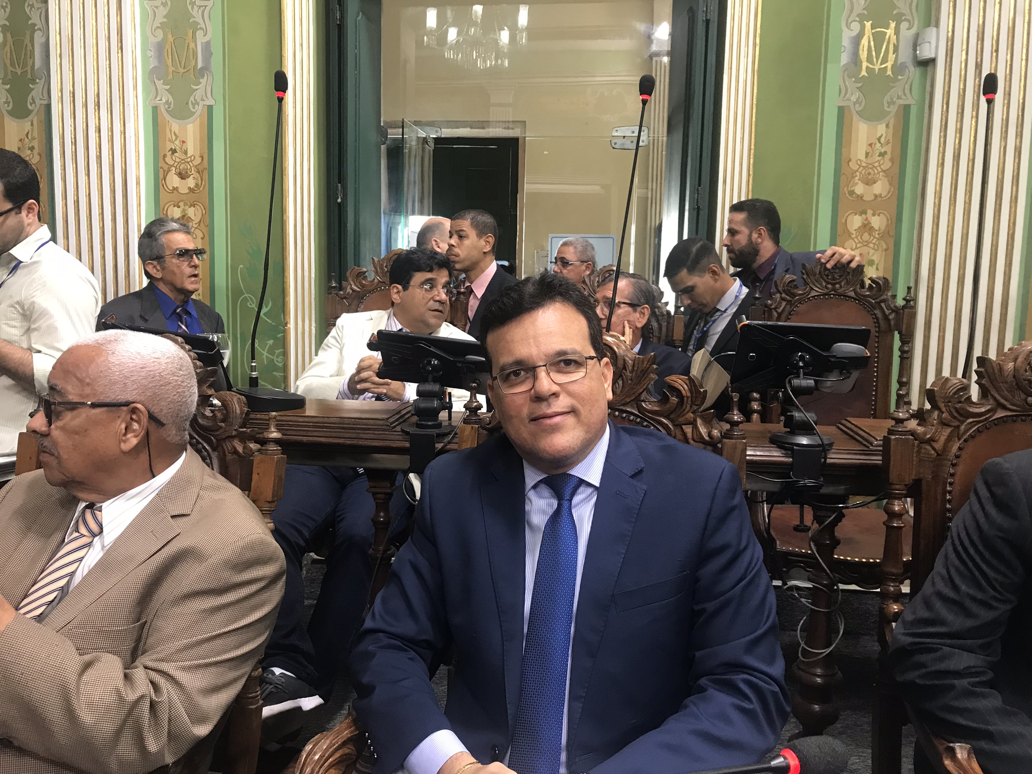 Vereador Ricardo Almeida não escondeu a satisfação ter o seu nome lembrado Vereador Ricardo Almeida não escondeu a satisfação ter o seu nome lembrado