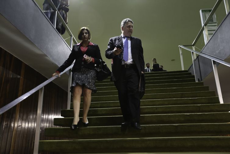 Os ex-governadores do Rio de Janeiro Rosinha e Anthony Garotinho