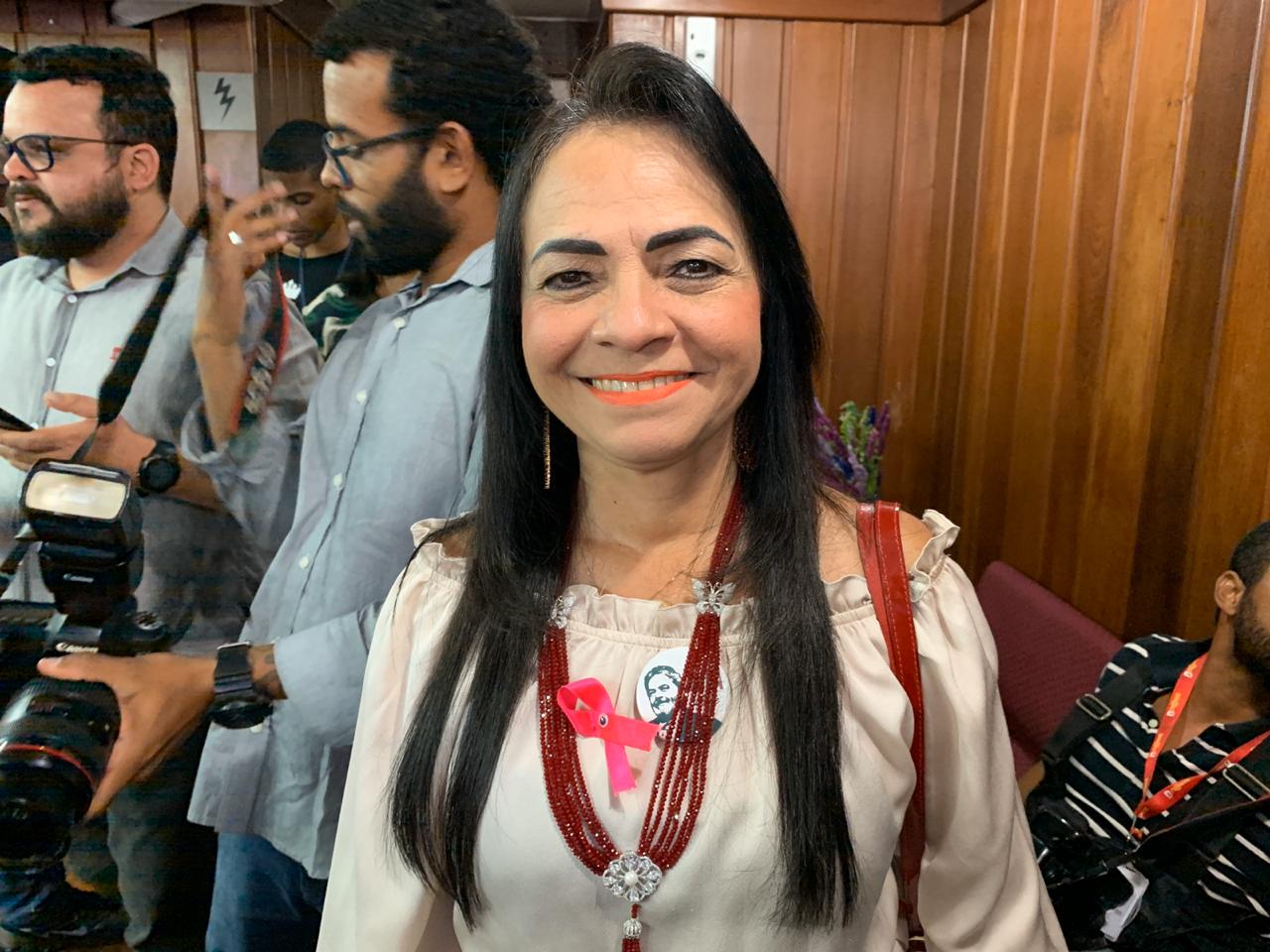 Prefeita de Lauro de Freitas, Moema Gramacho (PT) Prefeita de Lauro de Freitas, Moema Gramacho (PT)