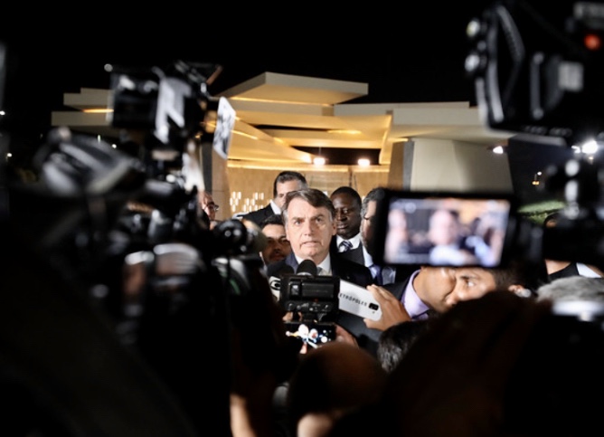 Jair Bolsonaro em Abu Dhabi 
