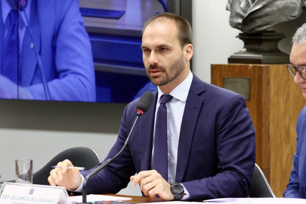 O deputado federal Eduardo Bolsonaro (PL-SP) 