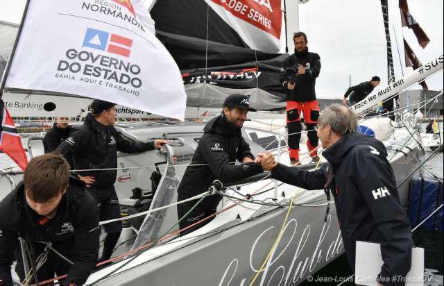 Fausto Franco acompanhou largada em Le Havre