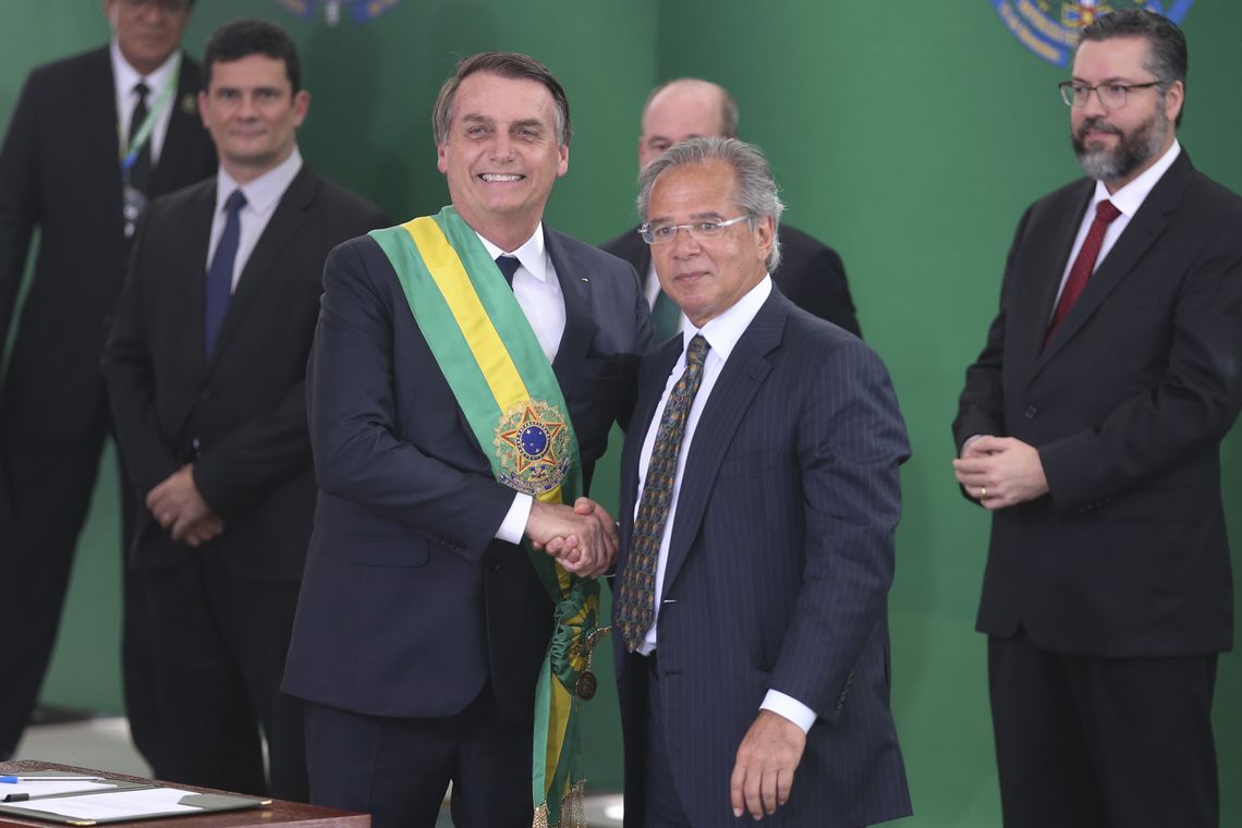 Bolsonaro e Paulo Guedes Bolsonaro e Paulo Guedes
