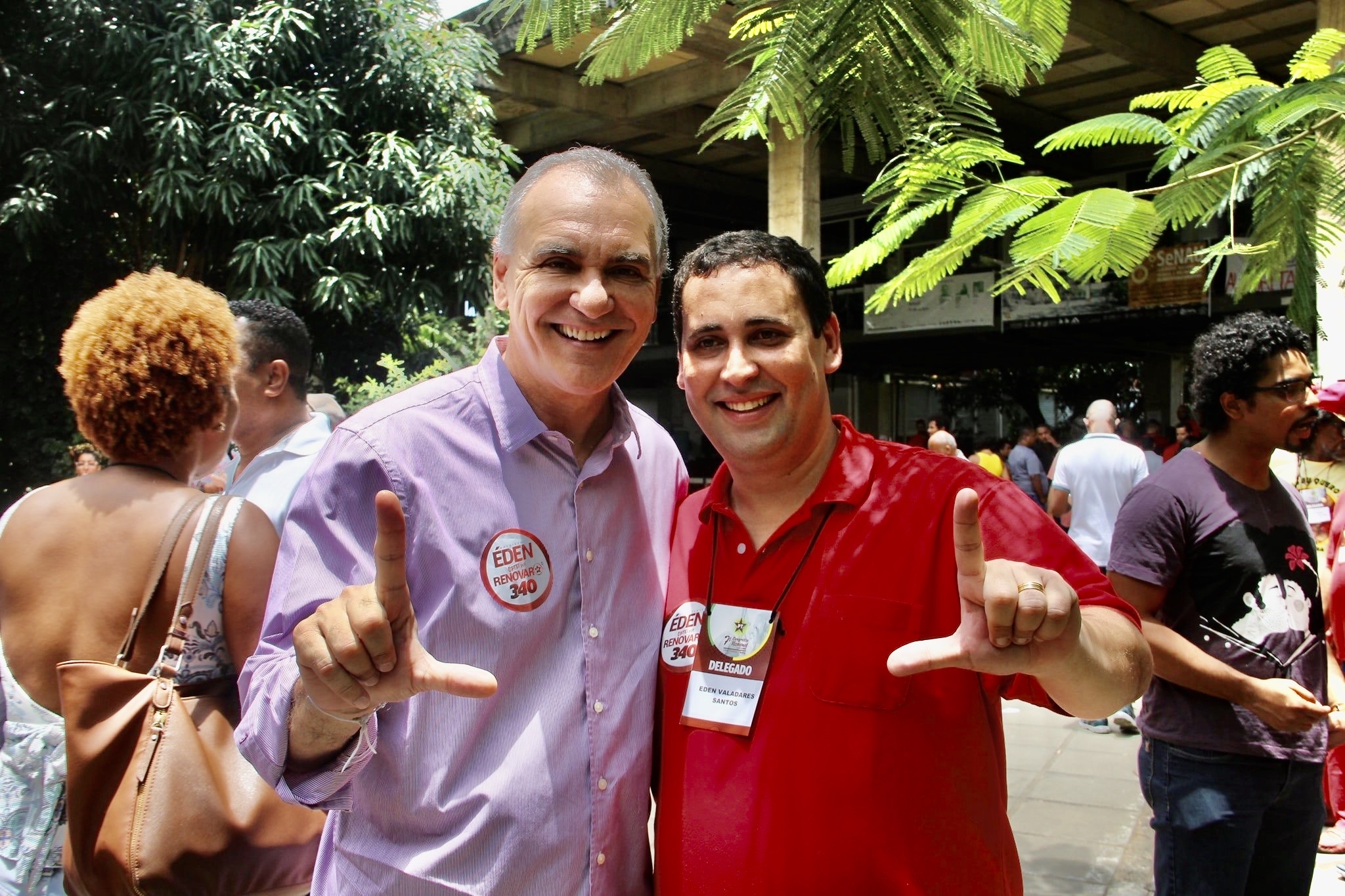 Nelson Pelegrino e Éden Valadares