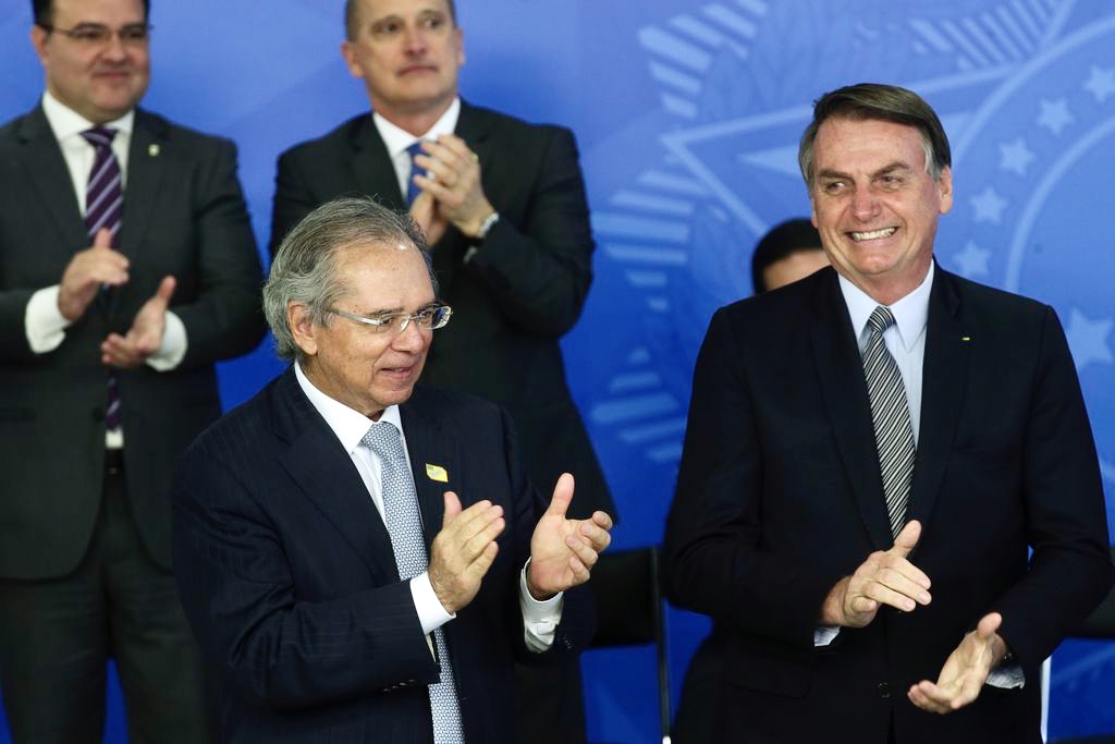 Paulo Guedes e Jair Bolsonaro