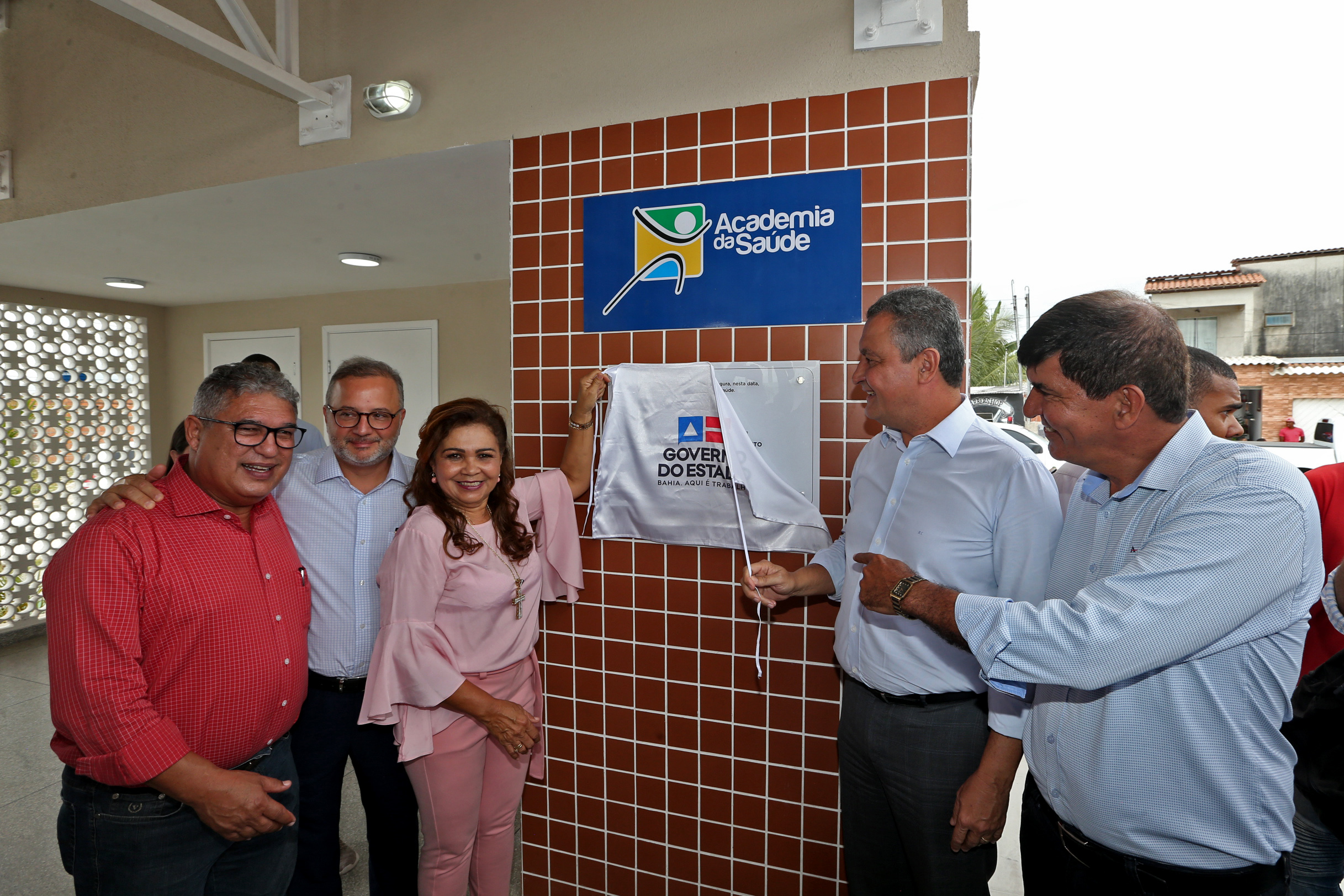 Rui inaugurou o Centro de Atenção Psicossocial (Caps) no município de Dias D'Ávila