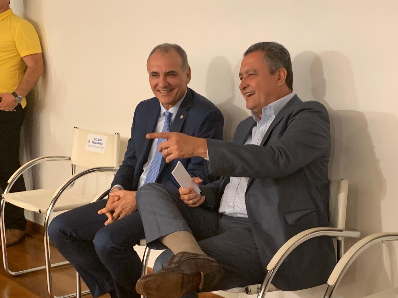 Rui e Pelegrino em ato de posse 