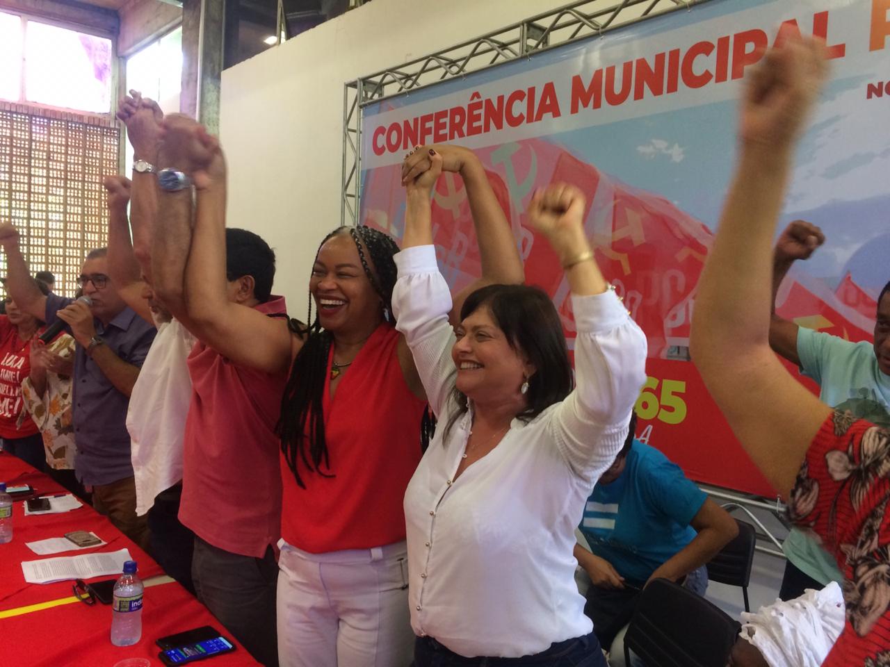 Imagem de "Não vamos nos pautar por intrigas midiáticas", diz Olívia Santana em lançamento de pré-candidatura