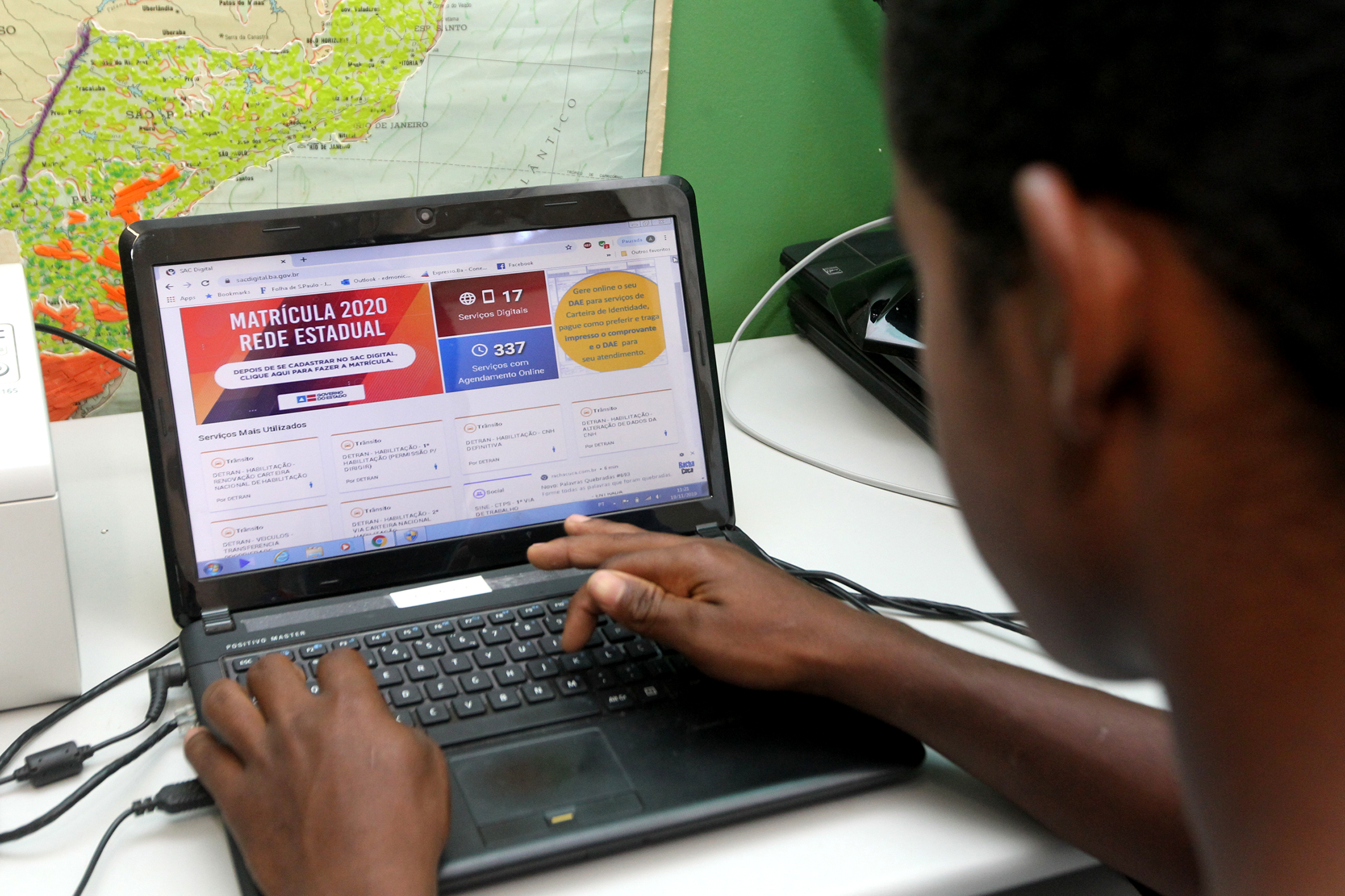 Matrícula da rede estadual de ensino