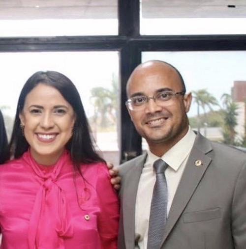 Talita Oliveira e Capitão Alden, deputados estaduais pelo PSL