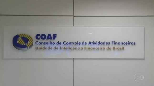 Transação suspeita consta em Relatório de Inteligência Financeira do Conselho de Atividades Financeira (Coaf)