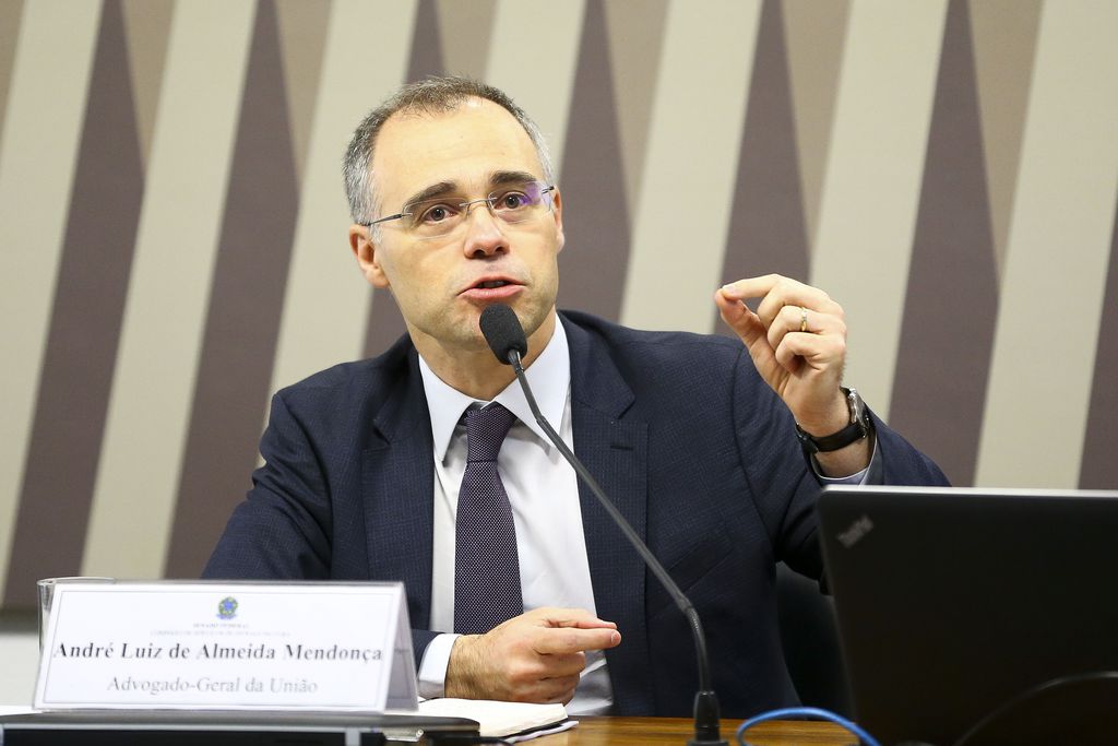O ministro da Justiça, André Mendonça