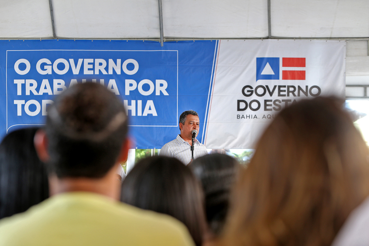 O governador Rui Costa (PT) em Ipiaú