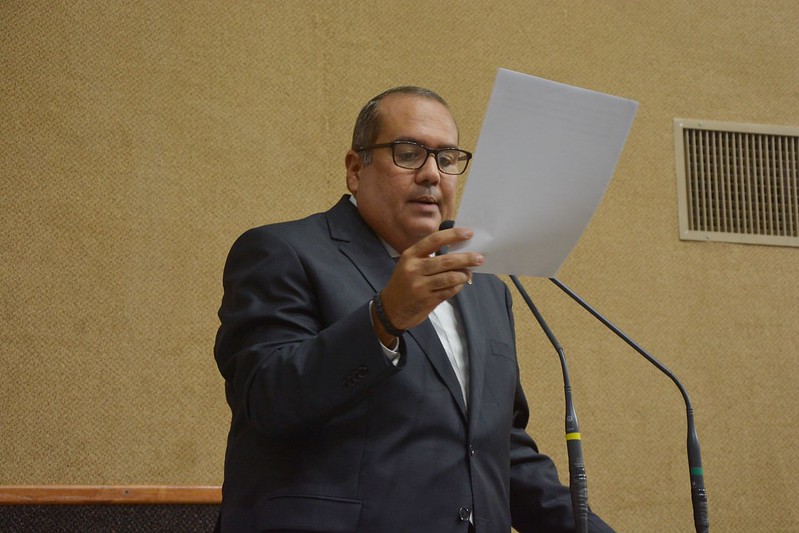 Na imagem, o deputado estadual Sandro Régis Na imagem, o deputado estadual Sandro Régis