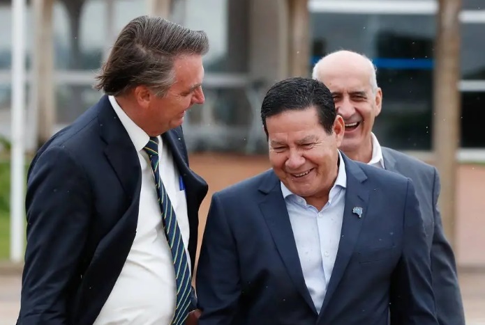 Jair Bolsonaro e Hamilton Mourão