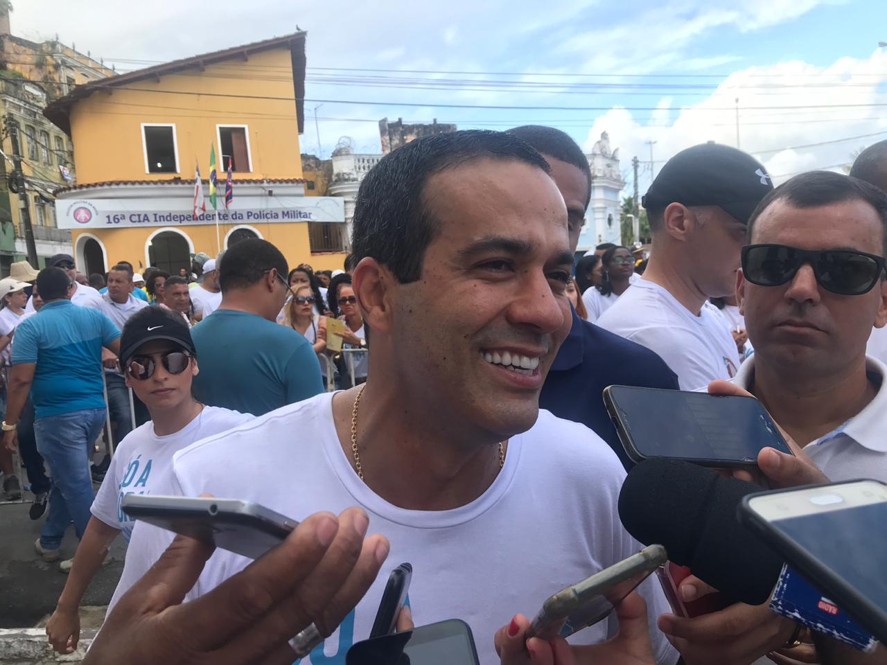 Imagem de Lavagem do Bonfim: Bruno Reis diz que ainda está "muito cedo" para definir candidato a vice Imagem de Lavagem do Bonfim: Bruno Reis diz que ainda está "muito cedo" para definir candidato a vice