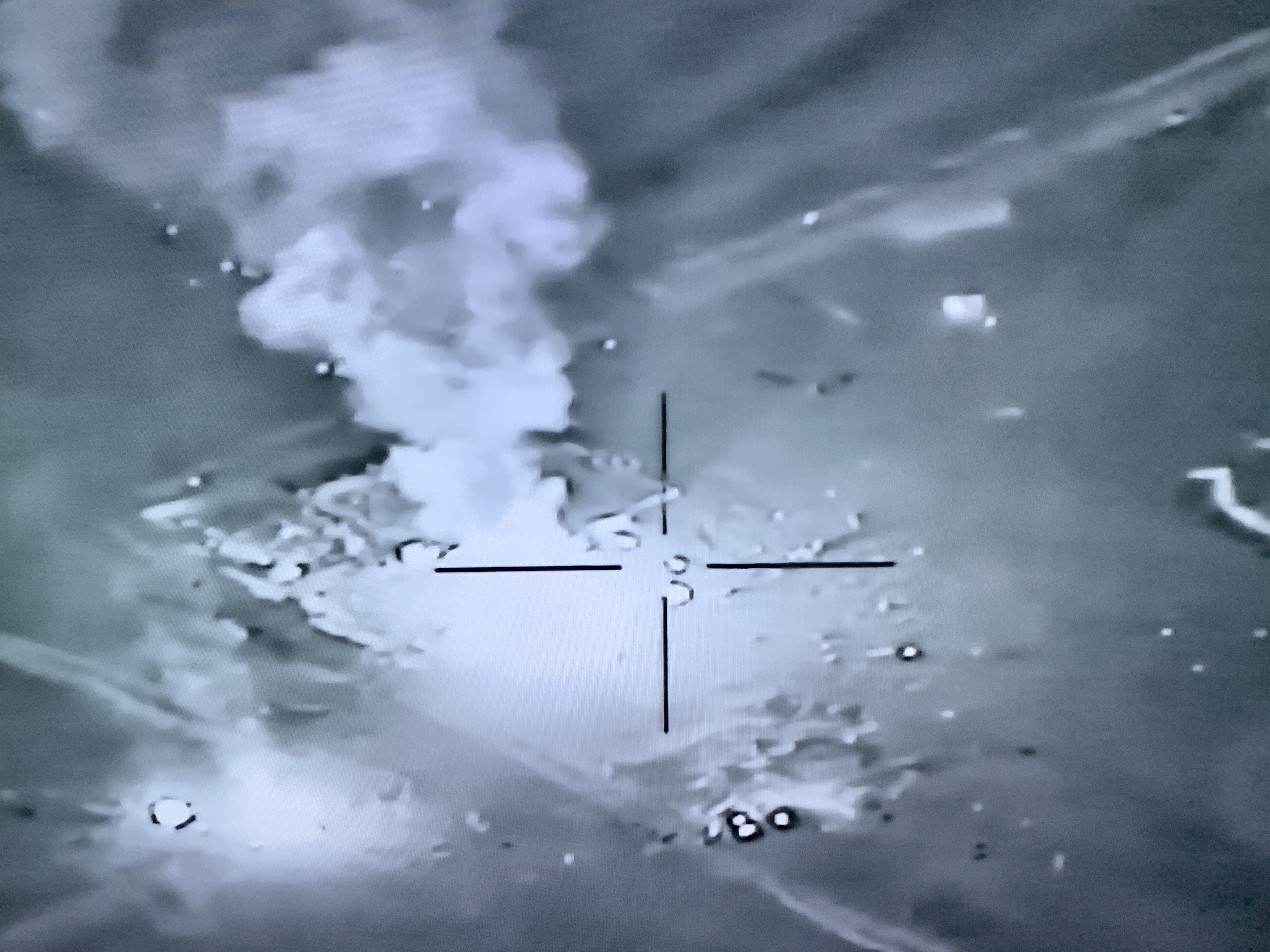 Ogivas de 10 quilos explodiram com intervalo de 1,2 segundo