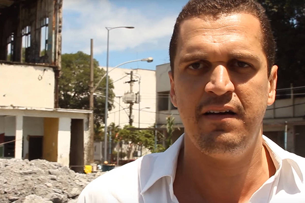 O economista Eduardo Fauzi, acusado pela Polícia Civil do Rio de ser um dos responsáveis pelo ataque à produtora do grupo humorístico Porta dos Fundos