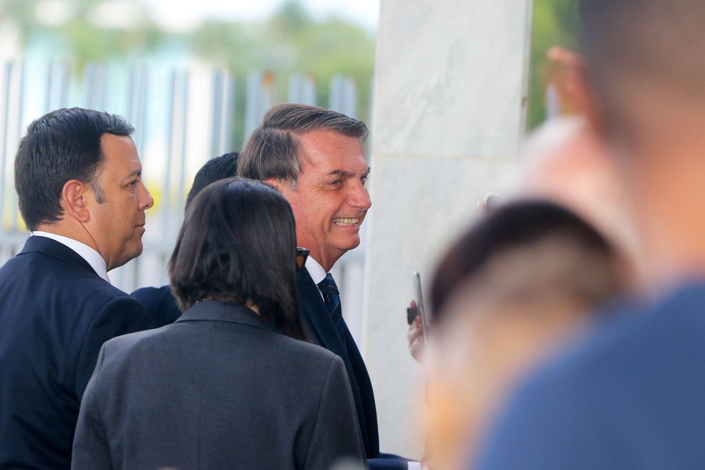 Bolsonaro no Palácio da Alvorada 