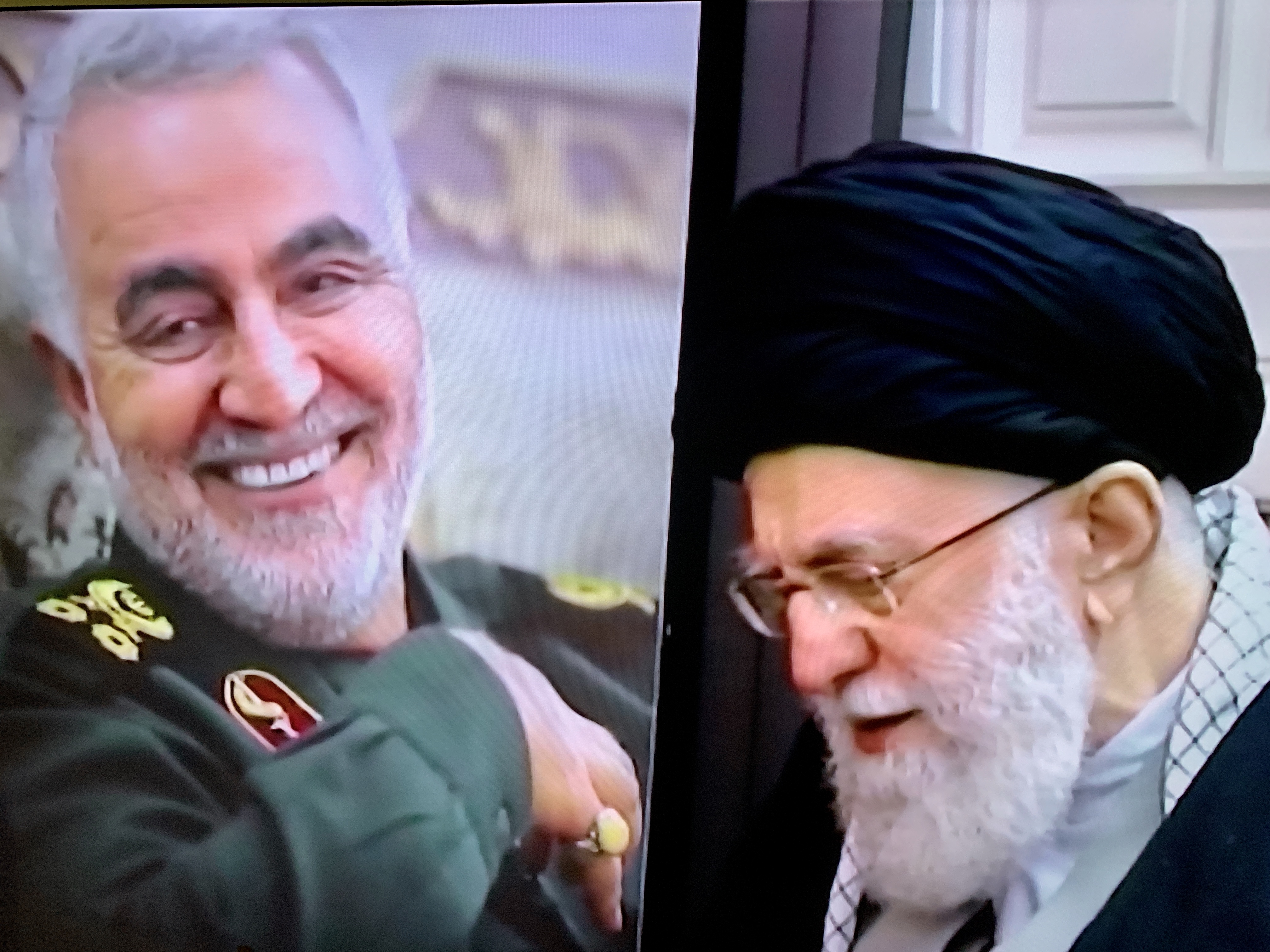 Soleimani e presidente Hassan Rohani