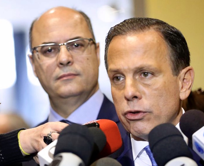 Wilson Witzel (RJ) e João Doria (SP), governadores 