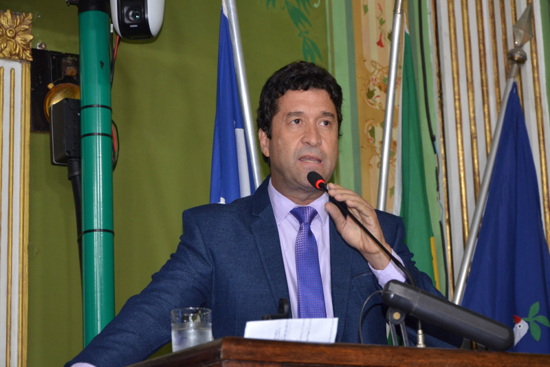 O vereador Marcos Mendes (PSOL)