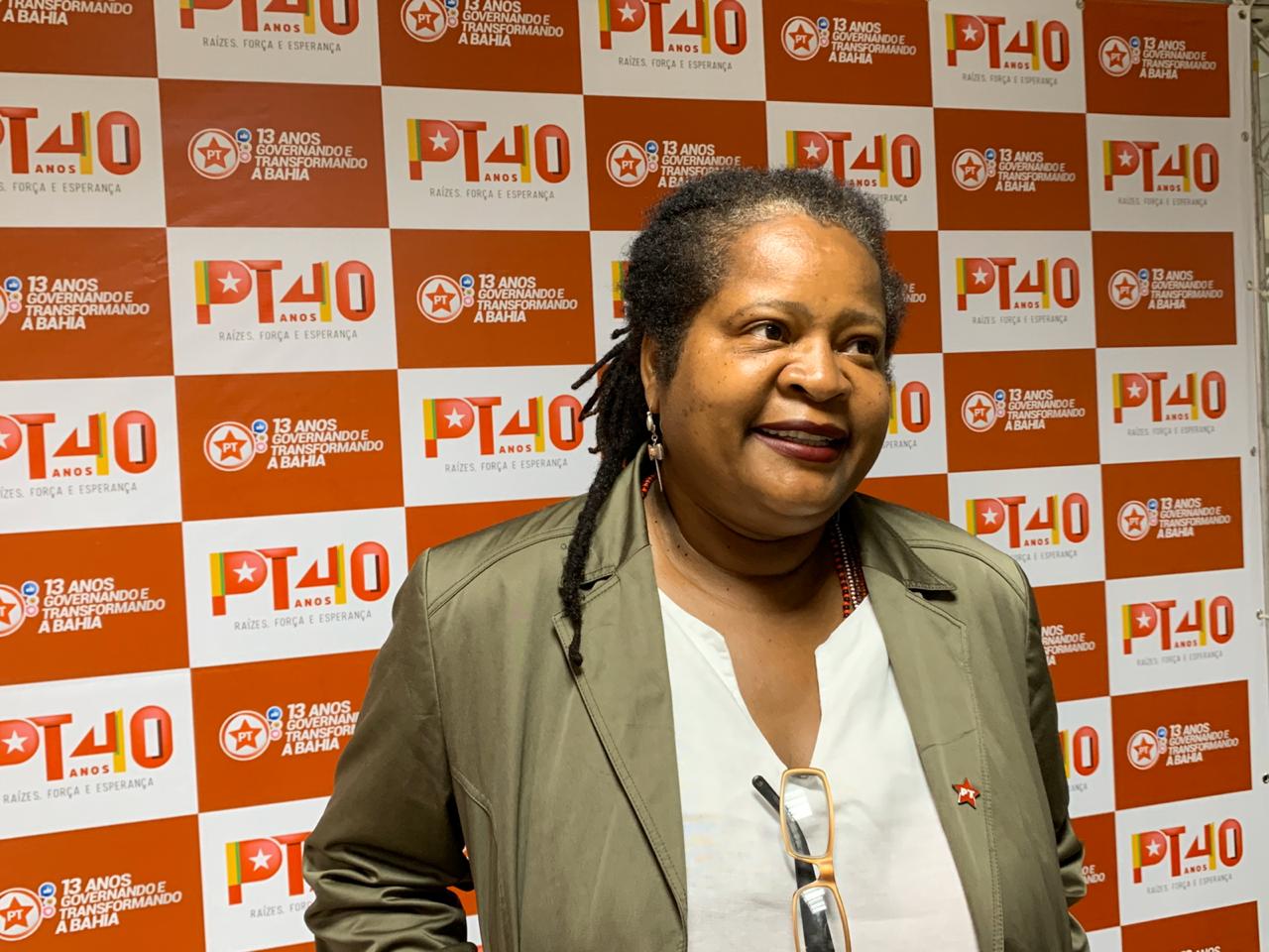 Pré-candidata a prefeita de Salvador, Vilma Reis (PT)