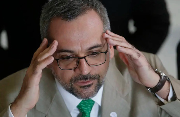 O ex-ministro da Educação, Abraham Weintraub O ex-ministro da Educação, Abraham Weintraub