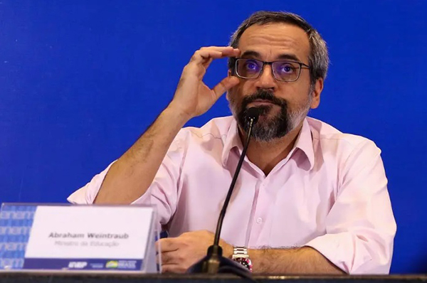 O ex-ministro da Educação, Abraham Weintraub