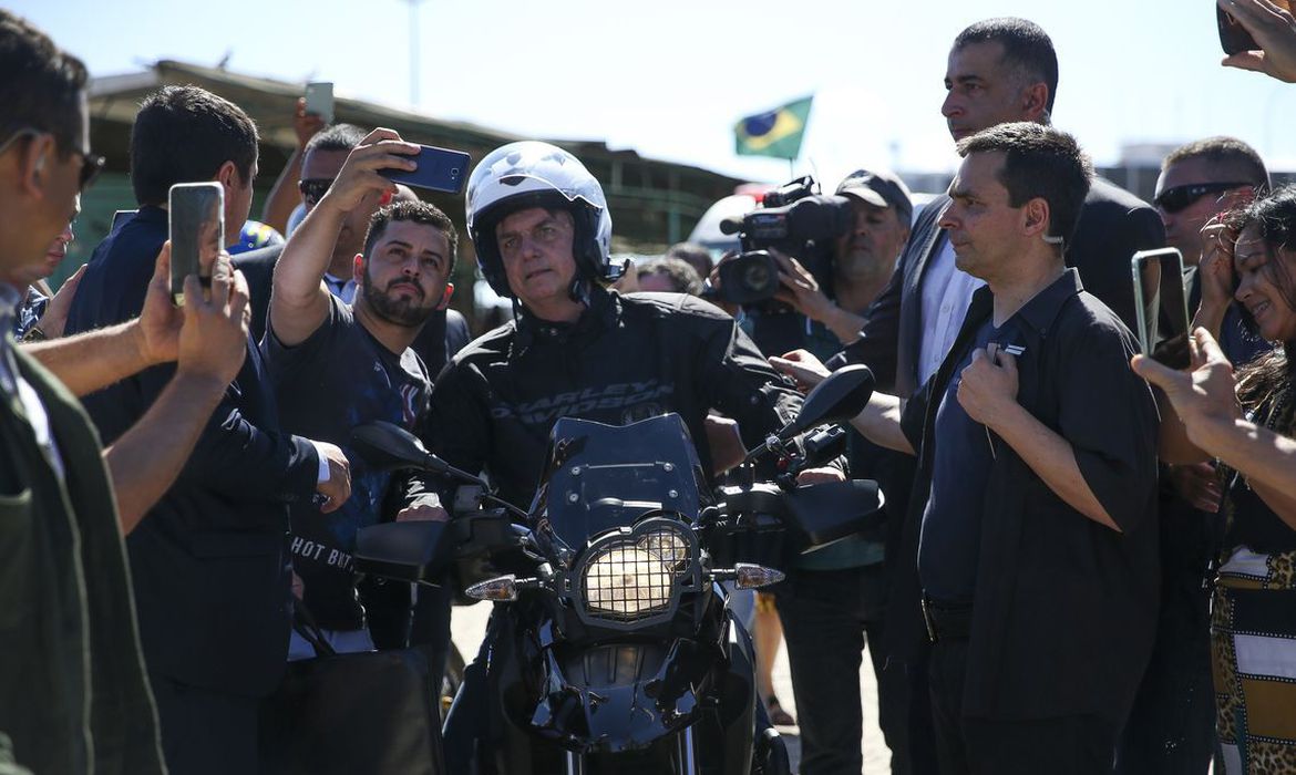 O presidente Jair Bolsonaro O presidente Jair Bolsonaro