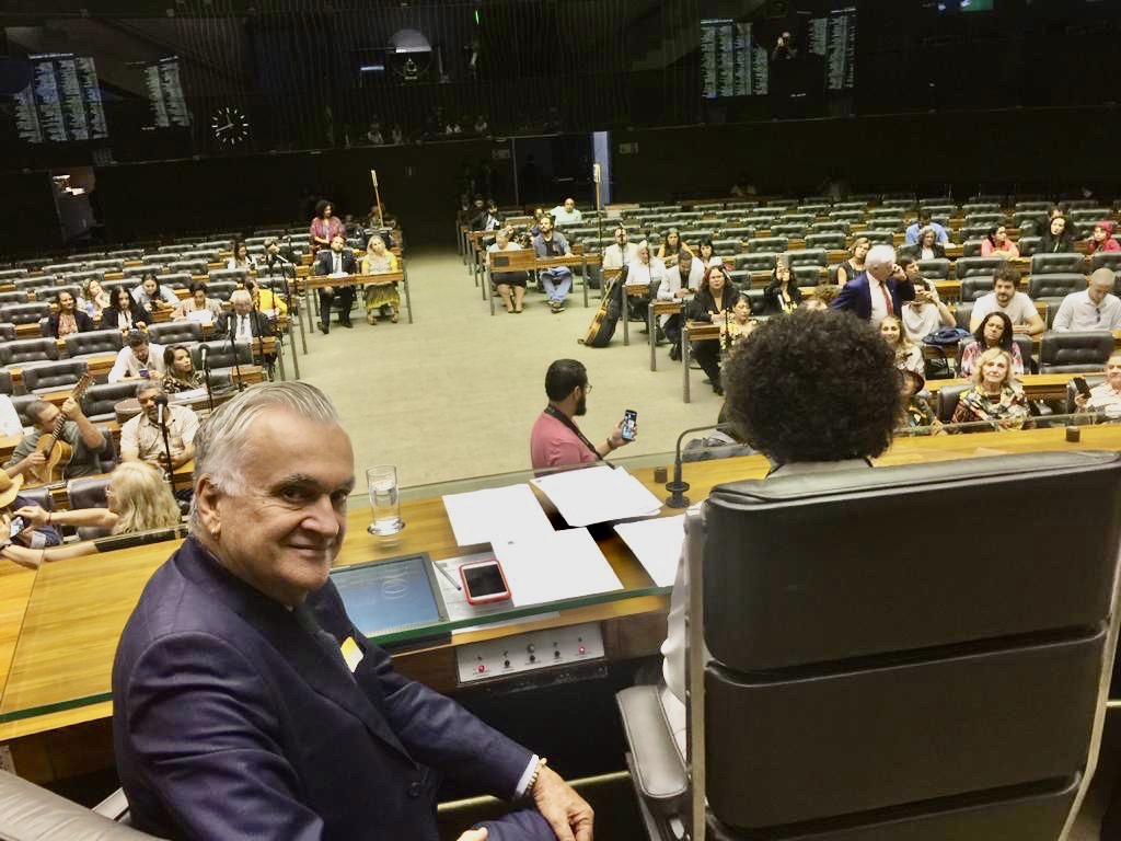 Juca está em Brasília em sessão em homenagem à cultura