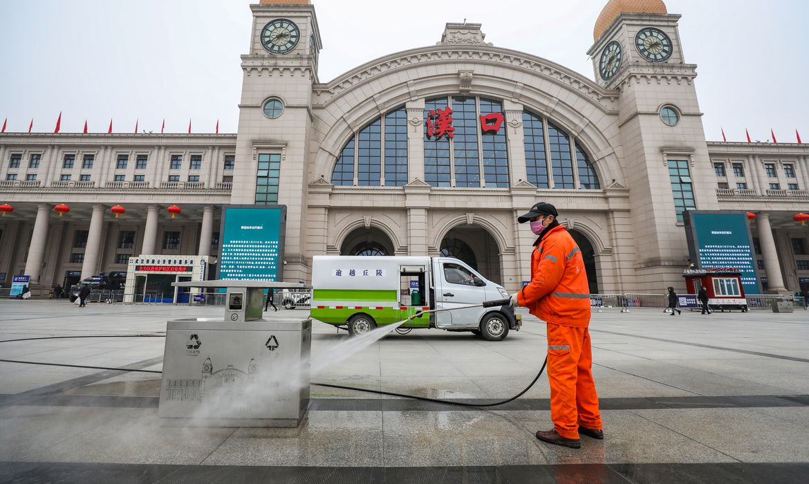 Imagem de Wuhan, epicentro da Covid-19 na China, não registra novos casos