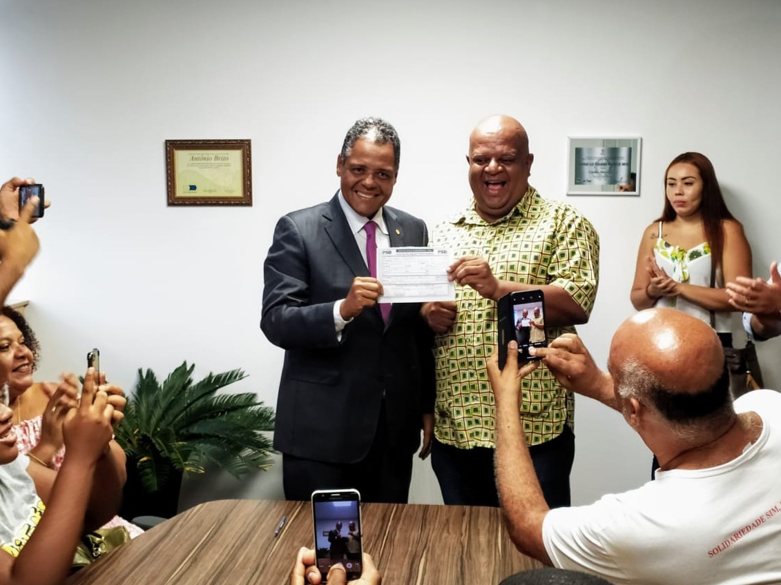 O deputado federal Antonio Brito e Renildo Barbosa O deputado federal Antonio Brito e Renildo Barbosa