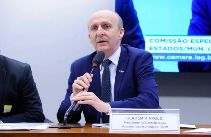 O presidente da Confederação Nacional dos Municípios, Glademir Aroldi 