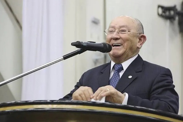 O presidente de honra da Convenção Geral das Assembleias de Deus do Brasil, pastor José Wellington Bezerra da Costa