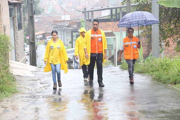 Imagem de Codesal realiza simulado na comunidade de Bosque Real, no bairro Sete de Abril