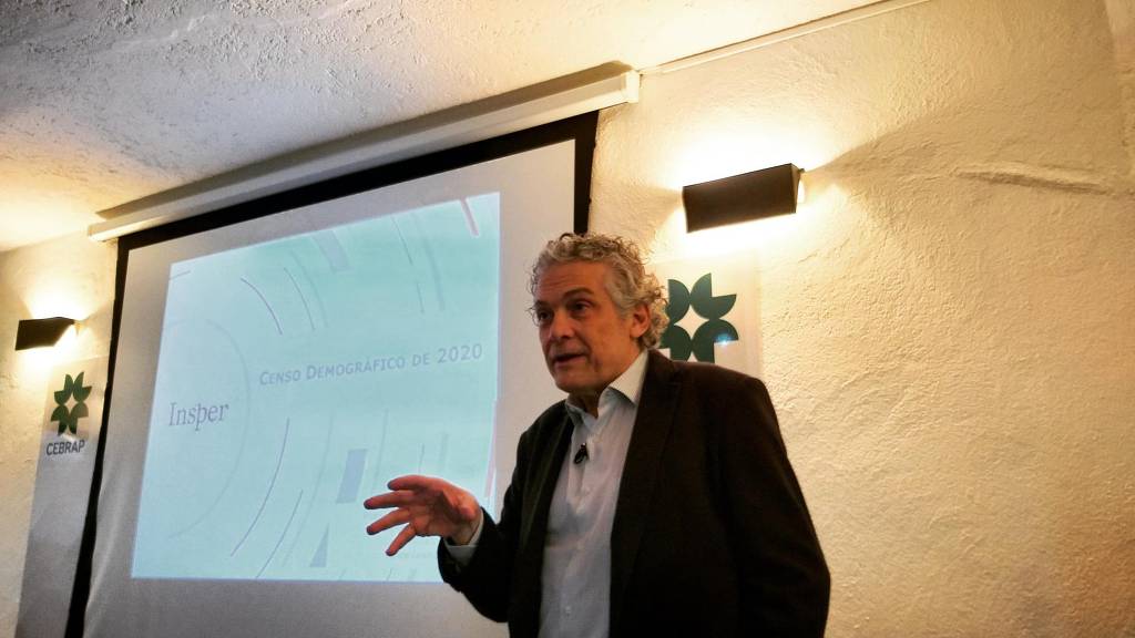 O professor Ricardo Paes de Barros, do Insper, em debate sobre o censo 2020 no Cebrap O professor Ricardo Paes de Barros, do Insper, em debate sobre o censo 2020 no Cebrap