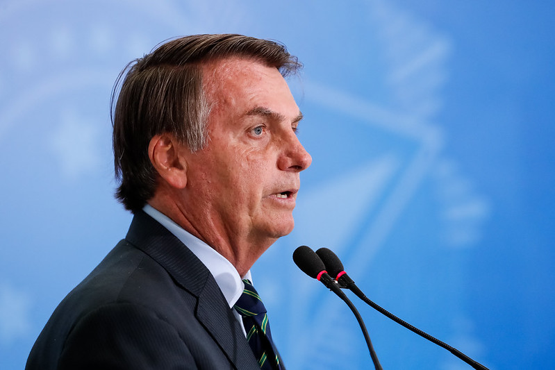 O presidente Jair Bolsonaro