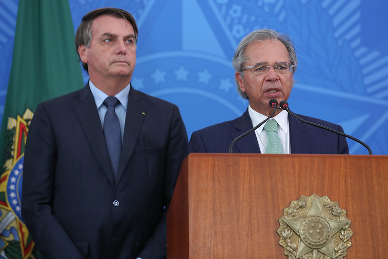 Jair Bolsonaro e Paulo Guedes