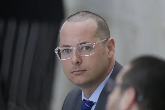 O secretário especial Fabio Wajngarten, chefe da Secom, durante cerimônia no Planalto