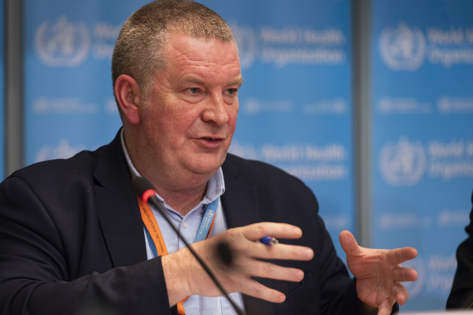 Diretor-executivo da OMS, Michael Ryan