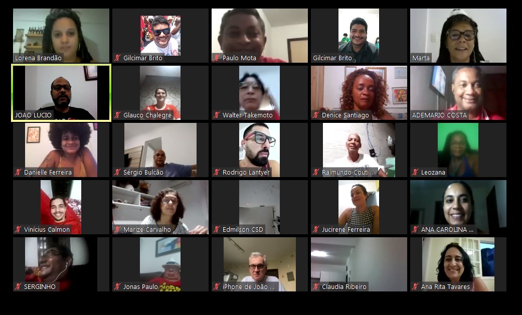 O encontro do PT ocorreu de forma online