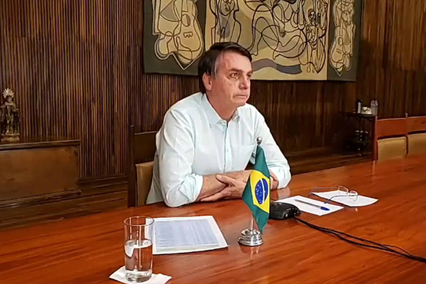 O presidente Jair Bolsonaro