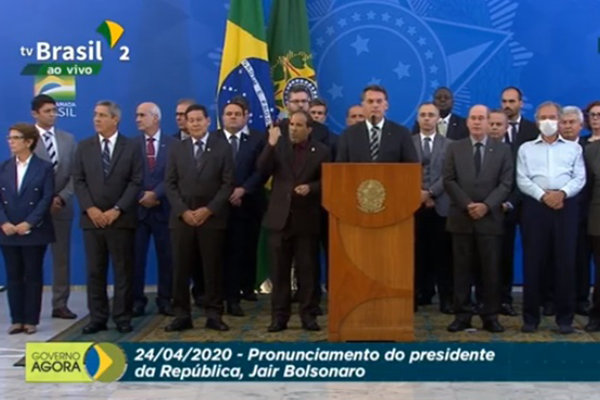 Pronunciamento do presidente Jair Bolsonaro