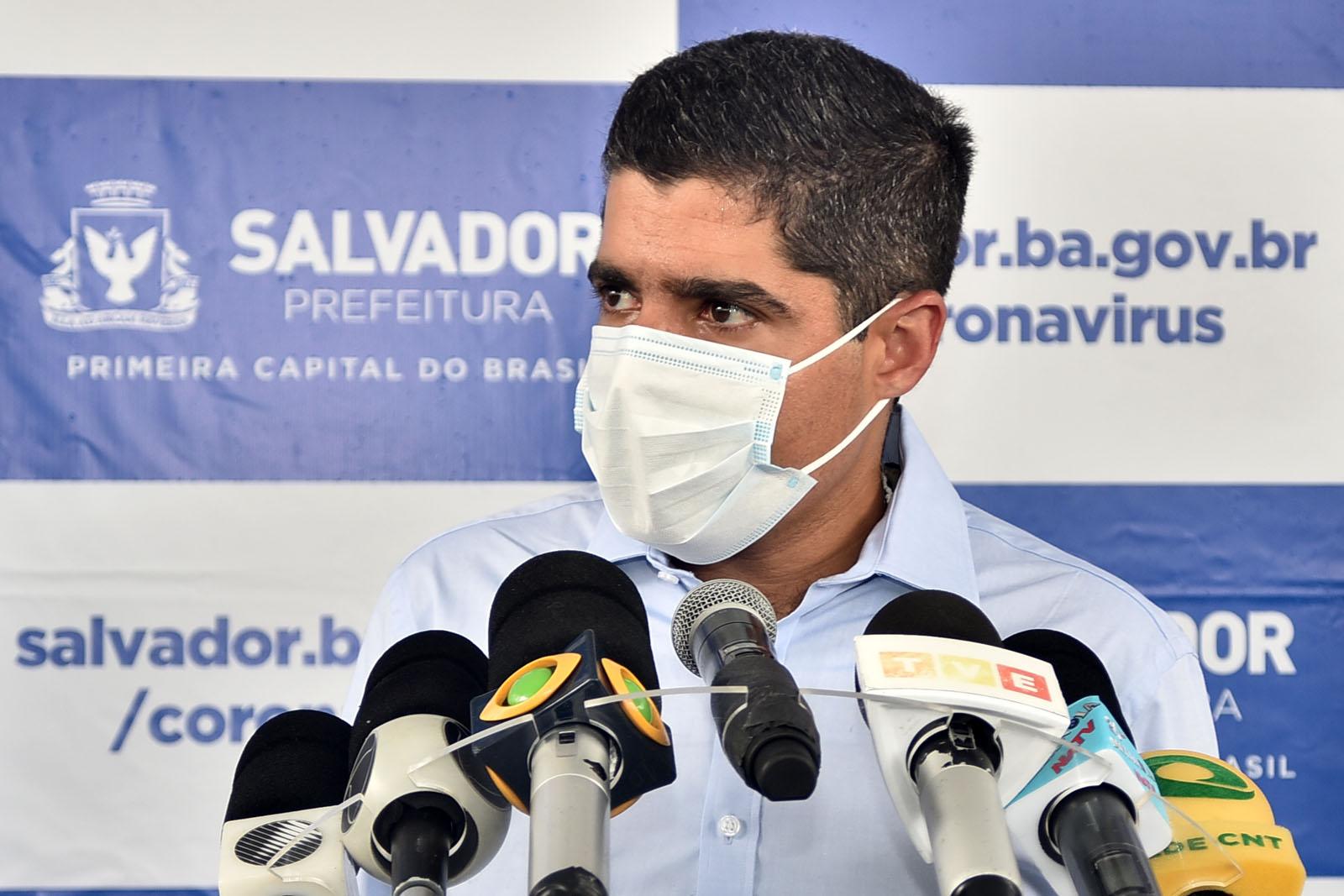 Imagem de Saturação de leitos prevista para 14 e 20 de maio 'não vai acontecer', garante ACM Neto Imagem de Saturação de leitos prevista para 14 e 20 de maio 'não vai acontecer', garante ACM Neto