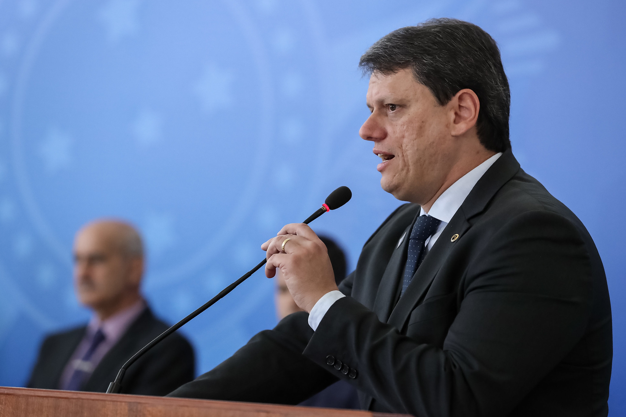 O candidato ao Governo de SP Tarcísio de Freitas (Republicanos) O candidato ao Governo de SP Tarcísio de Freitas (Republicanos)