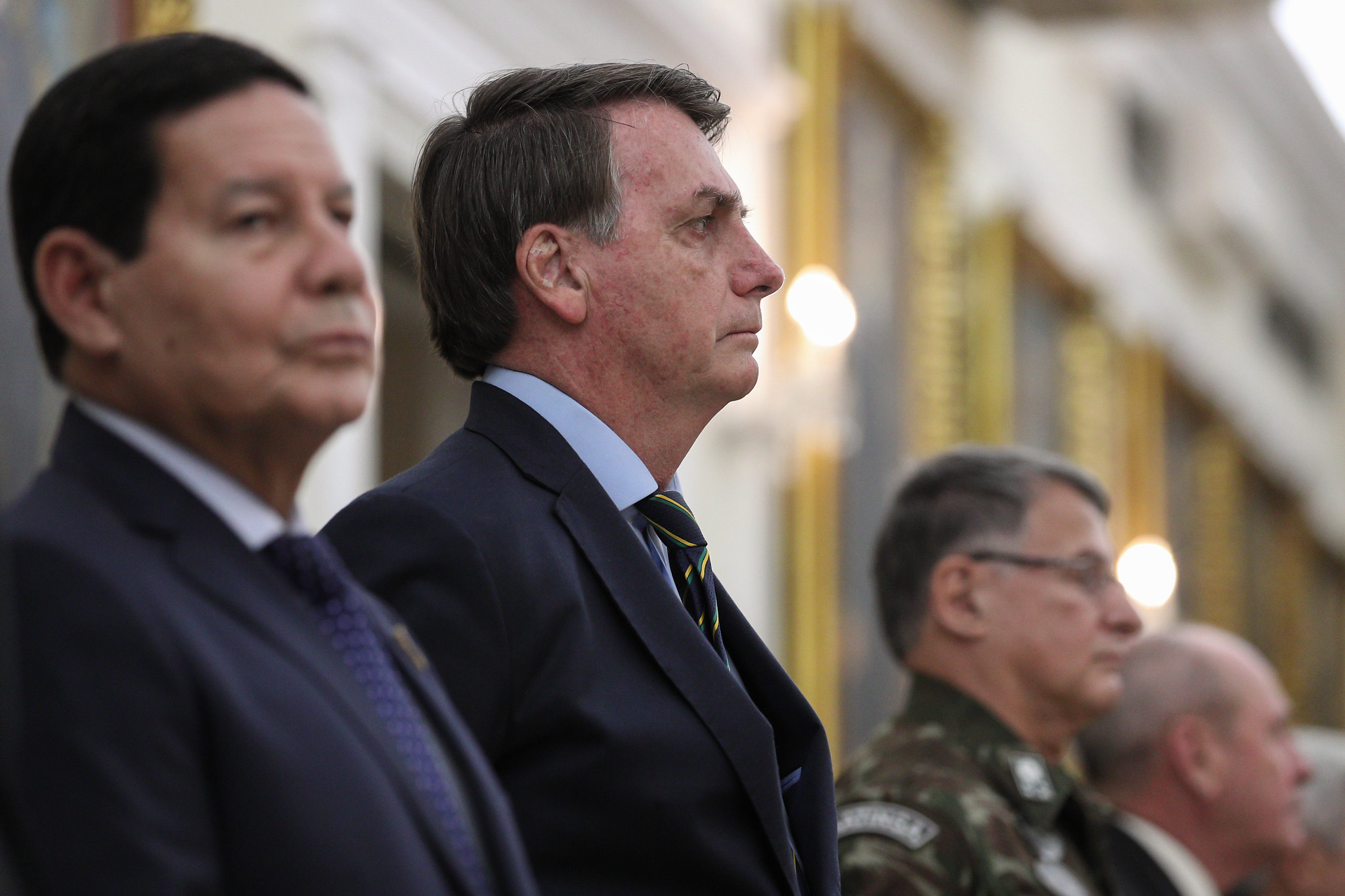 O presidente Jair Bolsonaro e o vice Hamilton Mourão O presidente Jair Bolsonaro e o vice Hamilton Mourão