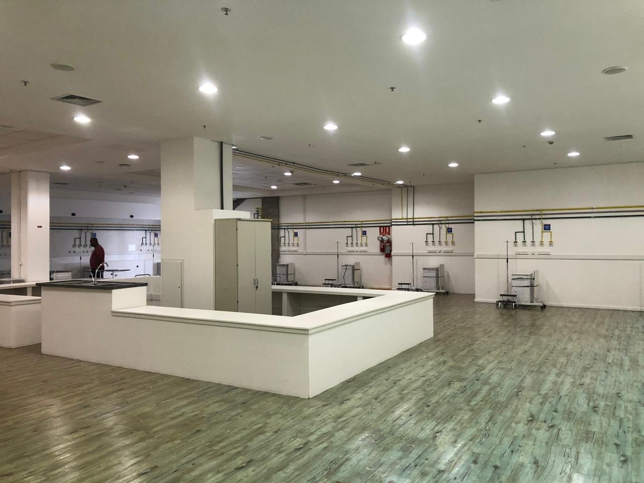 Hospital de campanha na Arena Fonte Nova