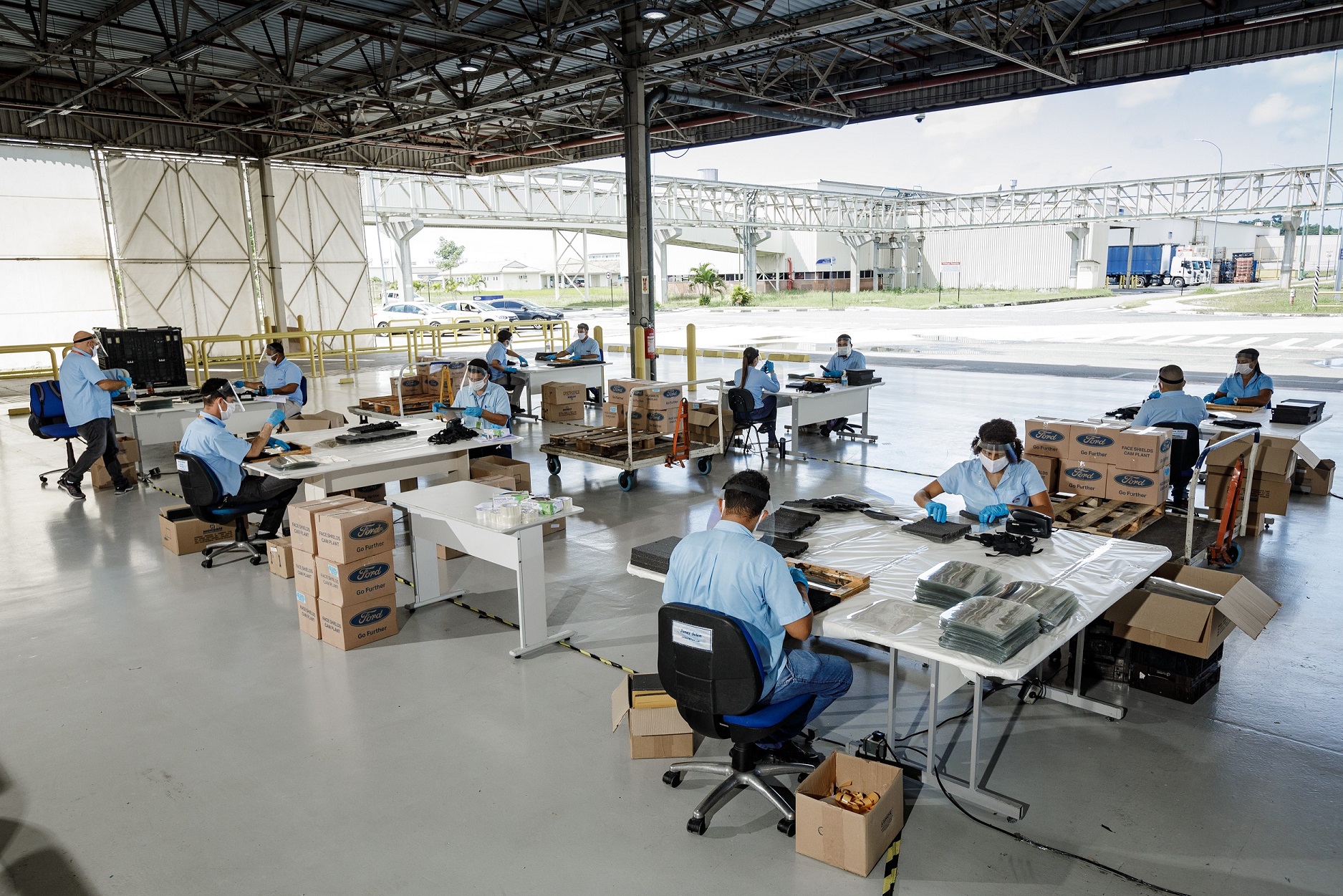 Ao todo foram doadas 65.000 máscaras destinadas para as secretarias de saúde estadual e de municípios Ao todo foram doadas 65.000 máscaras destinadas para as secretarias de saúde estadual e de municípios