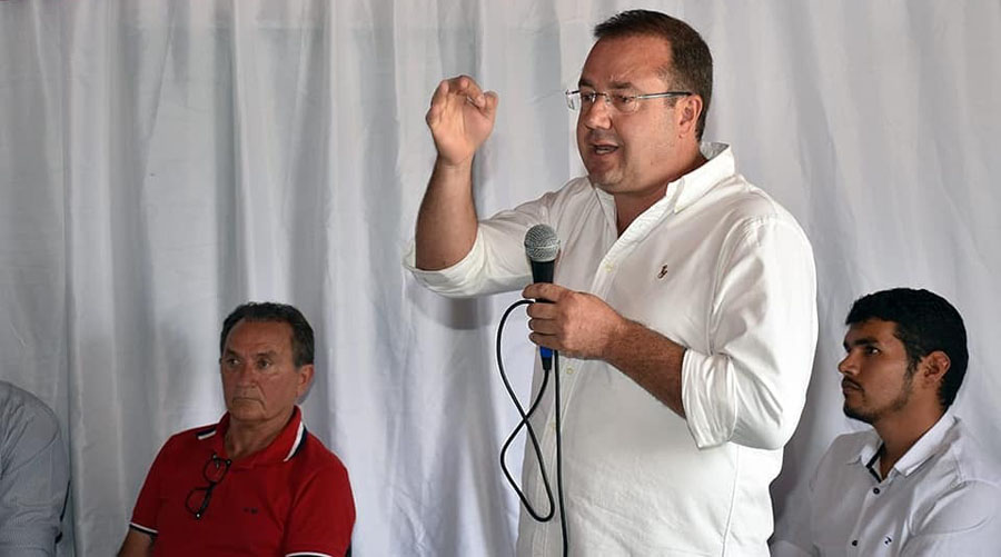 O prefeito de Morro do Chapéu, Leonardo Dourado